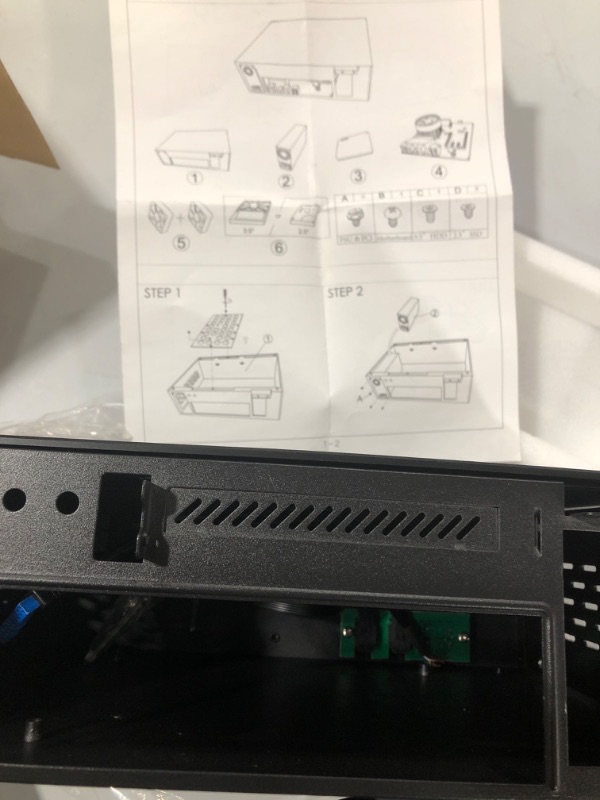 Photo 2 of Goodisory A02 0.12in Mini-Itx Aluminum Desktop Computer Chassis HTPC Chassis (Silver)