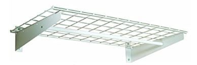 Photo 1 of HyLoft 777 36-by-18-Inch Wall Shelf with Hanging Rod