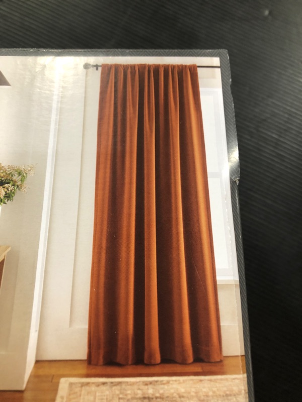 Photo 1 of 1pc Blackout Velvet Window Curtain Panel - Threshold™

