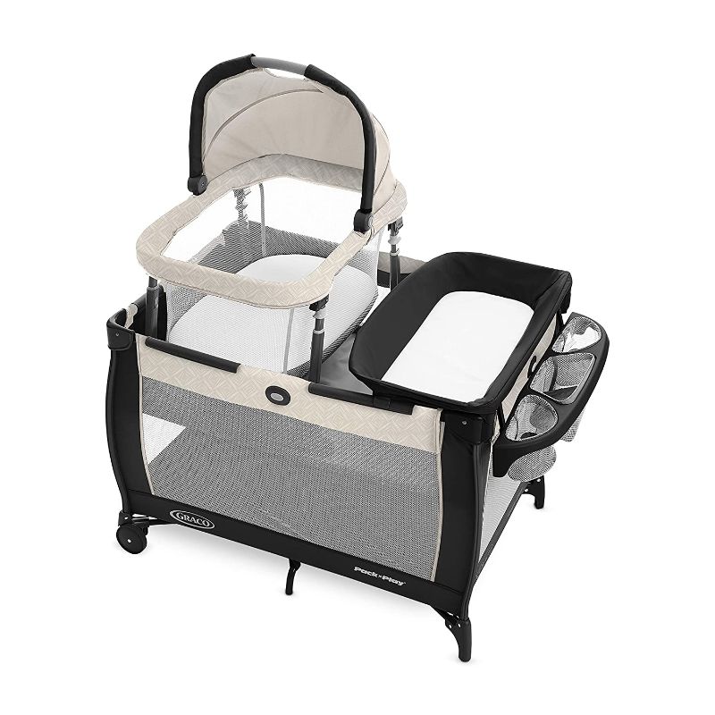 Photo 1 of Graco Pack 'n Play Day2Dream Travel Bassinet Playard | Features Portable Bassinet, Diaper Changer, and More, Lo, Lo
