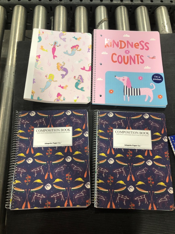 Photo 1 of 2 pack of folders and 6 notebooks  