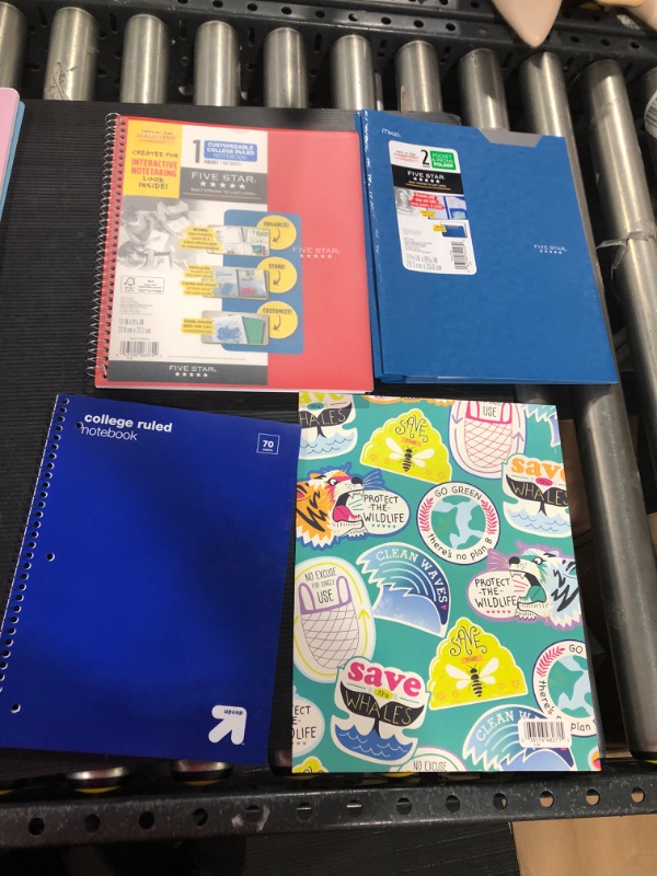 Photo 2 of 2 pack of folders and 6 notebooks  