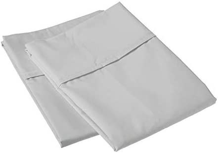 Photo 1 of 1000 Thread Count Pillowcases King Grey, 100% Long Staple Cotton Pillow Cases, Luxurious Sateen Weave Set of 2 Pillow Covers (Gray King Size 100% Cotton Pillow Cases)
