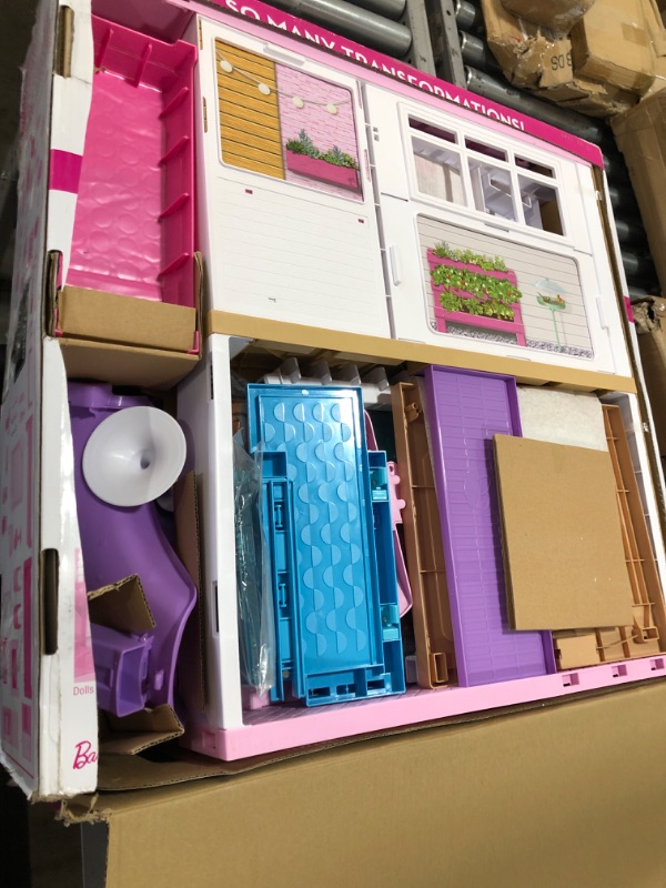 Photo 1 of Barbie Dreamhouse Dollhouse with Wheelchair Accessible Elevator