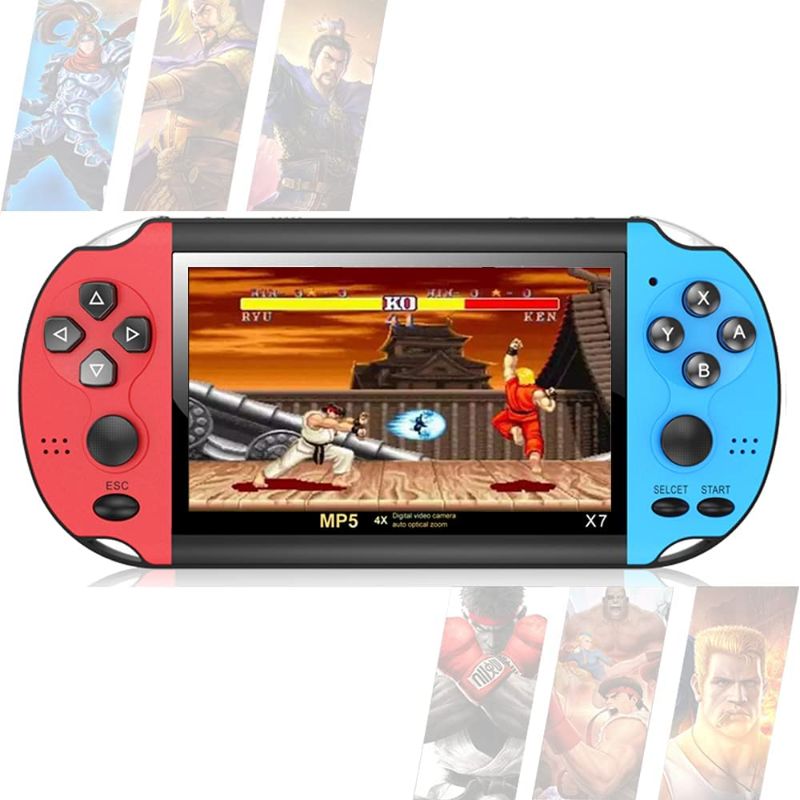 Photo 1 of CredevZone Handheld Game Console 4.3 inch Retro Handheld Games Consoles Built-in Classic Games Rechargeable Battery Portable Style Hand Held Game System
