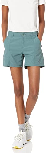 Photo 1 of Amazon Essentials Women's Stretch Woven 5 Inch Outdoor Hiking Shorts with Pockets
SIZE 6 