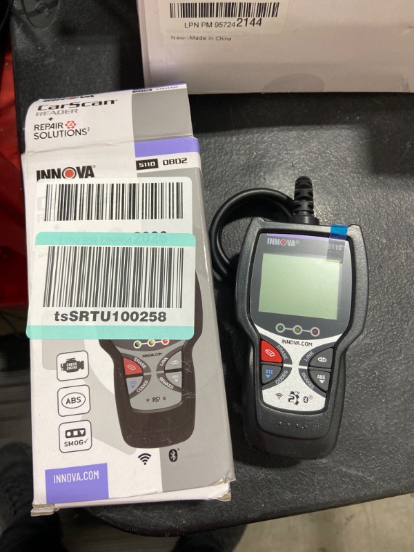 Photo 1 of INNOVA CarScan Reader 5110 Code Scanner - Professional OBD2 Code Reader - Emission Test Scan Tool - ABS and Code Severity - RepairSolutions2 App