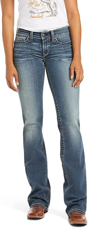 Photo 1 of ARIAT Women's R.e.a.l. Mid Rise Bootcut Jean
SIZE 34R