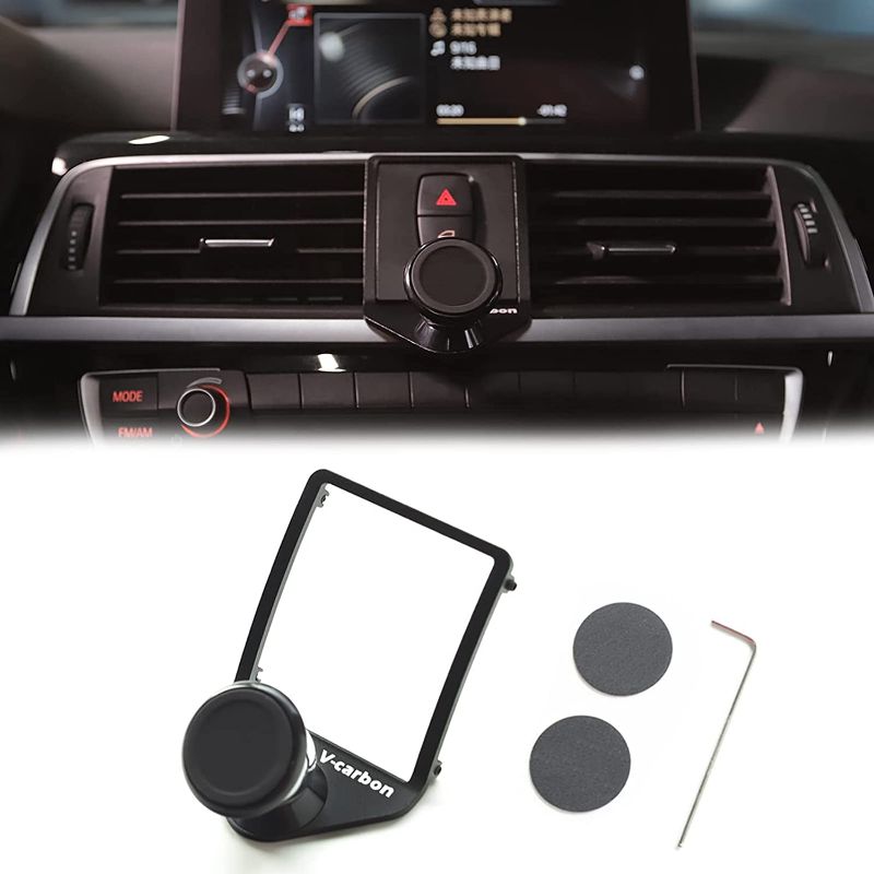 Photo 1 of Alloy Mobile Phone Holder, car Magnetic Holder Trim, Compatible with 2013-2019 BMW 1 2 3 4 Series GT F22 F23 F30 f31 F32 f33 F34 F35 f36 F80 f82 f83 M2 m3 auto Parts.
