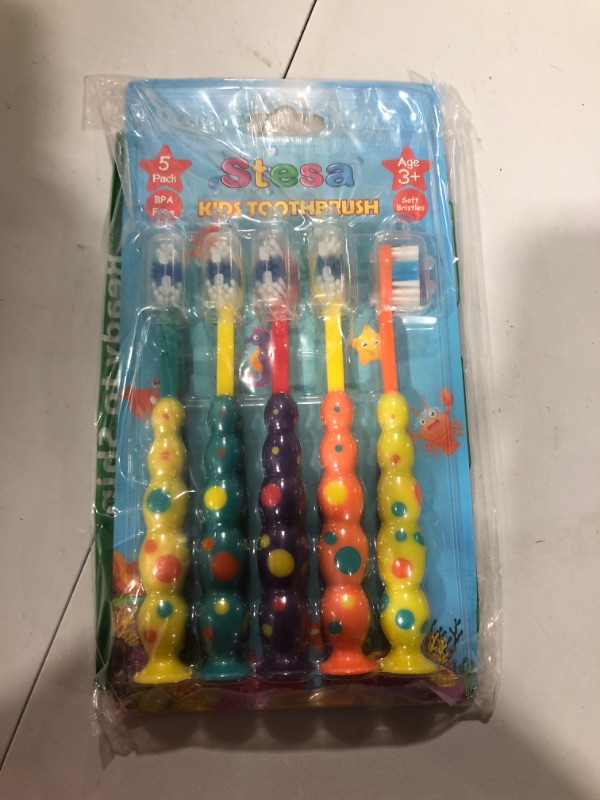 Photo 1 of 5 pack kids toothbrushes