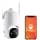 Photo 1 of 2K Security Cameras Wireless Outdoor WiFi, Dzees Siren Alarm Spotlight Outdoor Camera Wireless Battery Powered, 360° PTZ Camera, AI Motion Detection, 2-Way Talk, Color Night Vision, IP66, Cloud/SD
