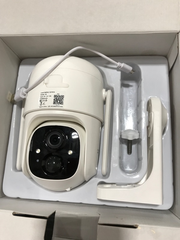 Photo 2 of 2K Security Cameras Wireless Outdoor WiFi, Dzees Siren Alarm Spotlight Outdoor Camera Wireless Battery Powered, 360° PTZ Camera, AI Motion Detection, 2-Way Talk, Color Night Vision, IP66, Cloud/SD
