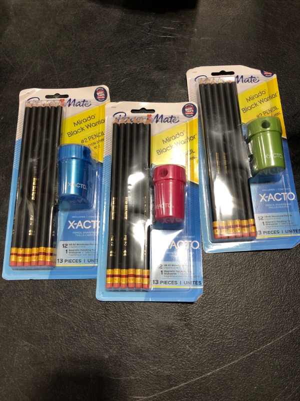 Photo 2 of Paper Mate Mirado 12pk #2 Woodcase Pencils Pre-Sharpened with X-ACTO Sharpener, 3pc