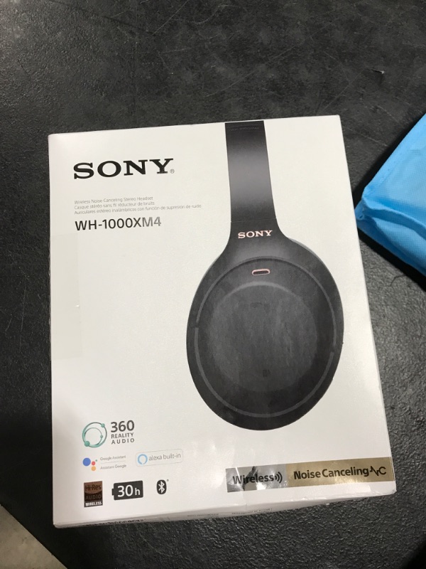 Photo 4 of Sony WH-1000XM4 Wireless Industry Leading Noise Canceling Overhead Headphones with Mic for Phone-Call and Alexa Voice Control