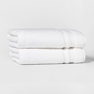 Photo 1 of [2 Pack] Performance Bath Towel Set - Threshold™ [White]