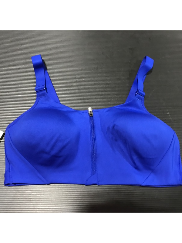 Photo 2 of [Size 38B] Women's High Support Sculpt Zip-Front Mesh Crossback Bra - All in Motion™