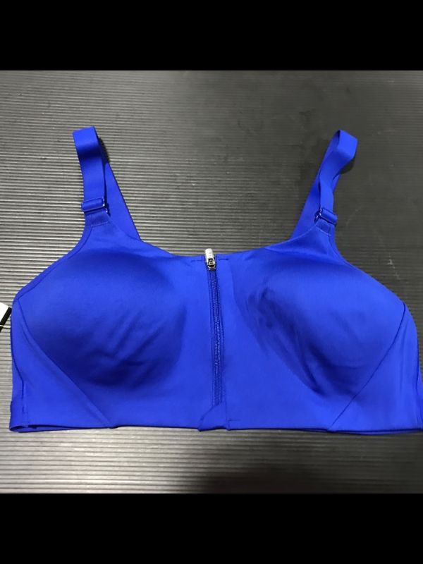 Photo 2 of [Size 38D] Women's High Support Sculpt Zip-Front Mesh Crossback Bra - All in Motion™