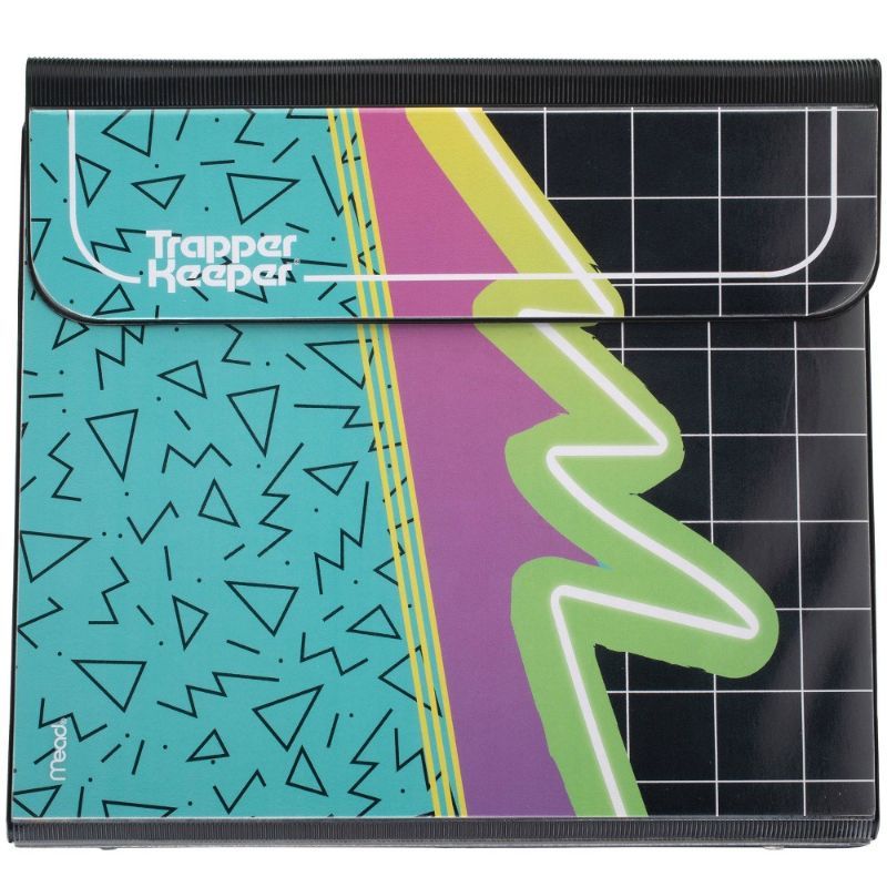 Photo 1 of Mead 1" Round Ring Trapper Keeper Binder Funky
