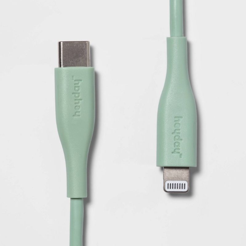 Photo 1 of Heyday 3' Lightning to USB-C Round Cable - River Green
