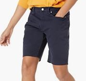 Photo 1 of Amazon Essentials Men's Straight-fit 7" Inseam Stretch 5-Pocket Short SIZE 32