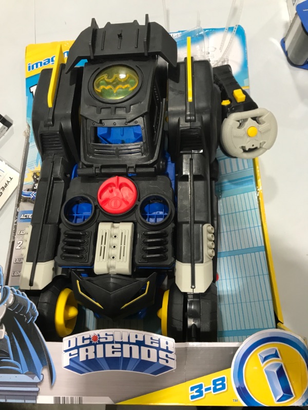 Photo 2 of Fisher- Imaginext DC Super Friends Transforming Batmobile R/c