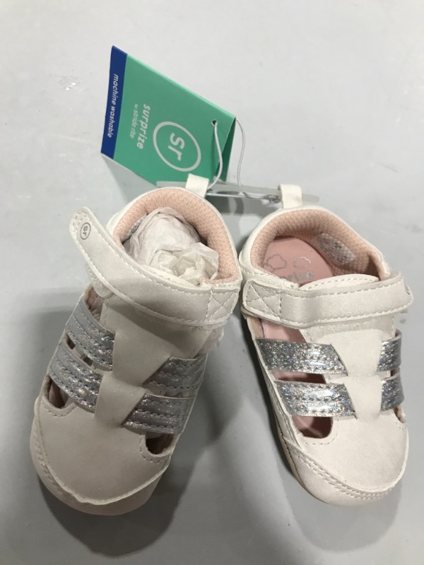 Photo 2 of Baby Surprize by Stride Rite Kellyn Sandals - White 12/18M

