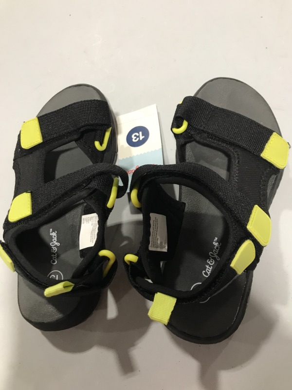 Photo 1 of Boys' Corbin Sandals - Cat & Jack Black SIZE 13

