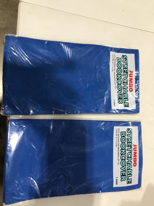 Photo 1 of  Jumbo Stretchable Book Cover -  (2 Packs Per Order)