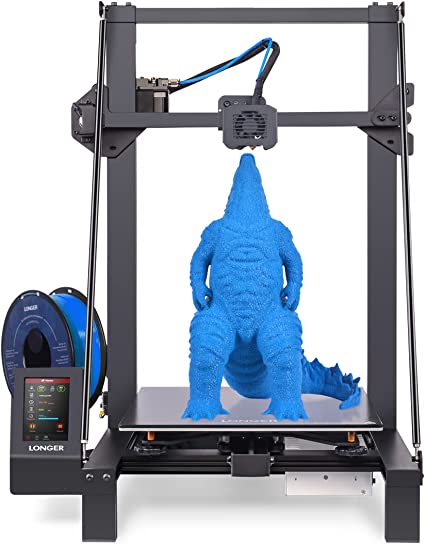 Photo 1 of Longer LK5 Pro 3D Printer, FDM Large Size 3D Printer, 11.8x11.8x15.7 Inch Big Print Size, 90% Pre-Assembled, Dual Blower Kit, Silent Motherboard for DIY Home School Printing
