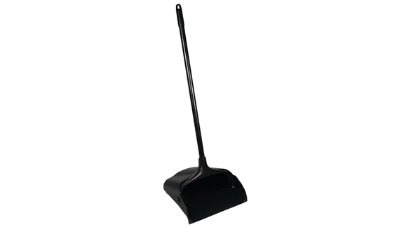 Photo 1 of 6 pack Lobby Pro® Dust Pan FG253120 has a stylish pan design. Durable rear wheels improve wear resistance and extend product life. Bracket and brooms sold separately.