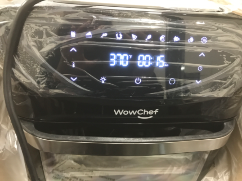 Photo 3 of WowChef Air Fryer Oven Large 20 Quart, 10-in-1 Digital Rotisserie Dehydrator Fryers Combo with Racks, XL Capacity Countertop Airfryer Toaster for Family, 9 Accessories with Cookbook, ETL Certified 20 qt