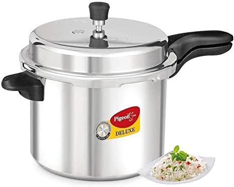 Photo 1 of Pigeon Pressure Cooker - 7.5 Quart - Deluxe Aluminum Outer Lid Stovetop & Induction - Cook delicious food in less time: soups, rice, legumes, and more! - 7.5 Liters