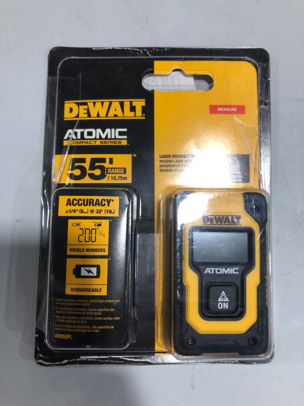 Photo 1 of DEWALT 55 ft. Pocket Laser Distance Measurer

