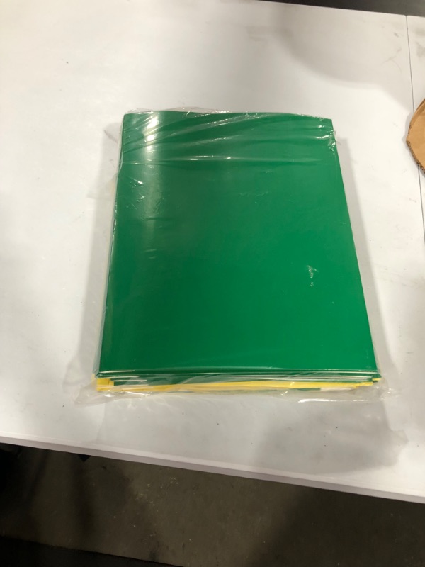 Photo 1 of 20 ct of 2 Pocket Paper Folder with Prongs Green - Pallex
