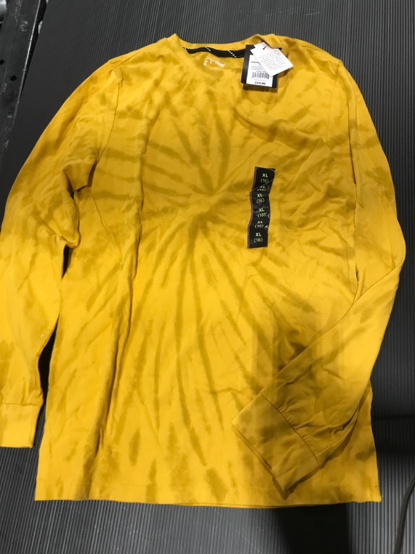Photo 1 of [Size XL 16] Boys' Spiral Tie-Dye Graphic Long Sleeve T-Shirt - Art Class™

