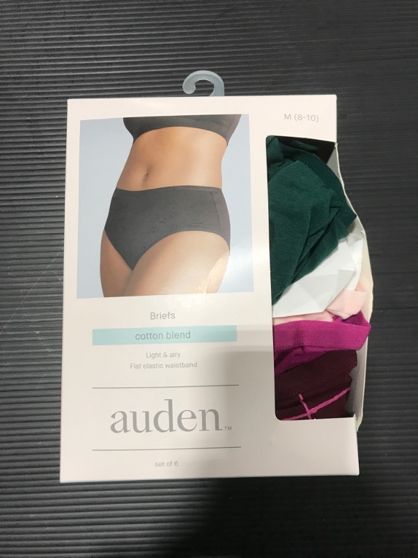Photo 1 of [Size M 8-10] AUDEN 6 Pack 100% Cotton Briefs Panty Tag Free 