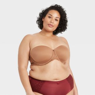 Photo 1 of [Size 46G] Women's Plus Size Strapless Bra - Auden™ [Caramel]