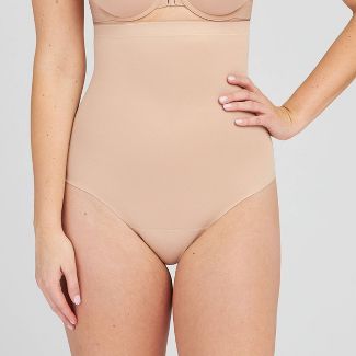 Photo 1 of [Size S] Assets by Spanx Women's Flawless Finish High-Waist Shaping Thong [Beige]