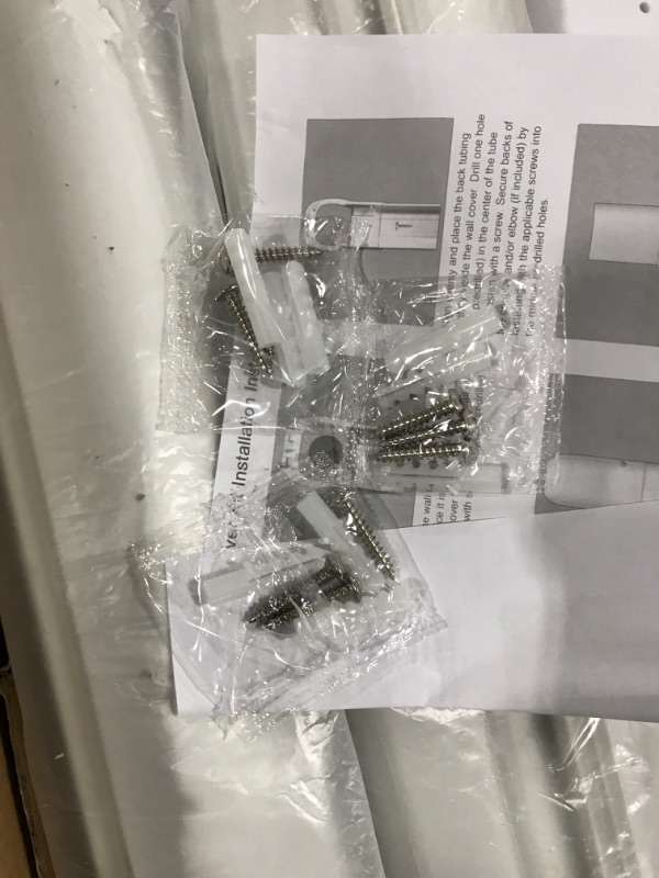 Photo 1 of 4" 14 Ft Line Set Cover Kit Pro Series for Mini Split Air Conditioners and Heat Pumps Decorative Tubing Cover
