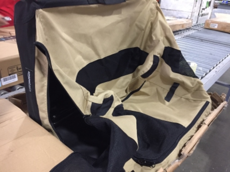 Photo 1 of Amazon Basics Portable Folding Soft Dog Travel Crate Kennel