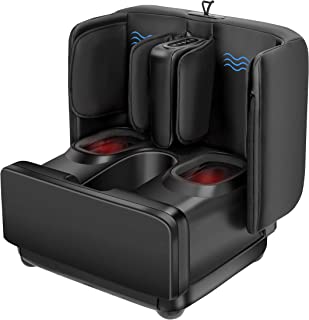 Photo 1 of Comfier 2 in 1 Foot Massager Machine & Ottoman Foot Rest,Shiatsu Foot and Calf Massager with Heat, Kneading, Vibration, Compression Massagers for Feet, Ankle, Calf, Leg, for Tired Muscles
