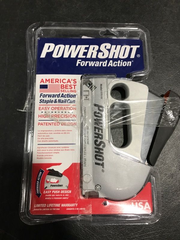 Photo 2 of ARROW POWERSHOT 5700 FORWARD ACTION STAPLE GUN. PRIOR USE.
