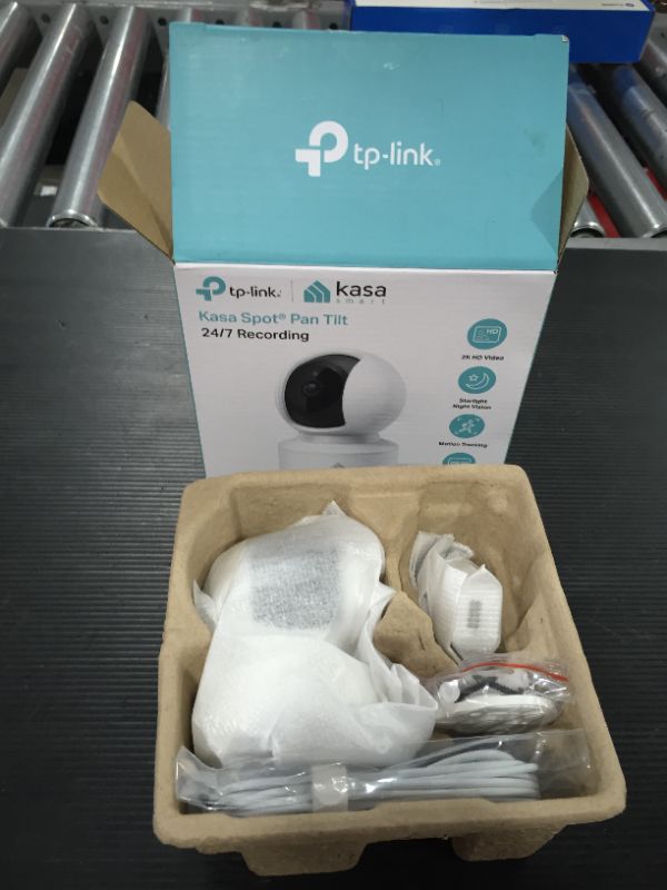 Photo 2 of Kasa Smart 2K Security Camera for Baby Monitor Pan Tilt