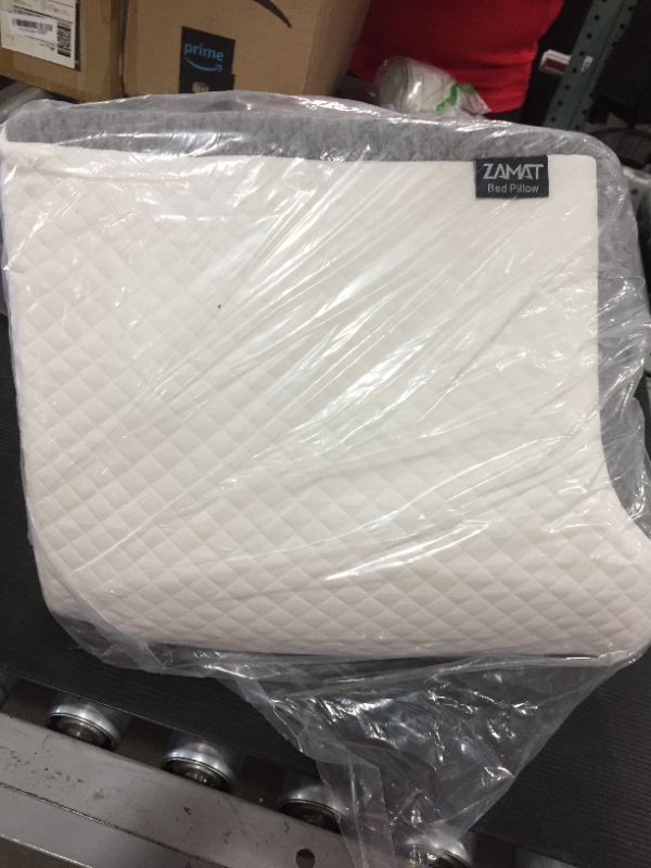 Photo 2 of ZAMAT Contour Memory Foam Pillow for Neck Pain Relief