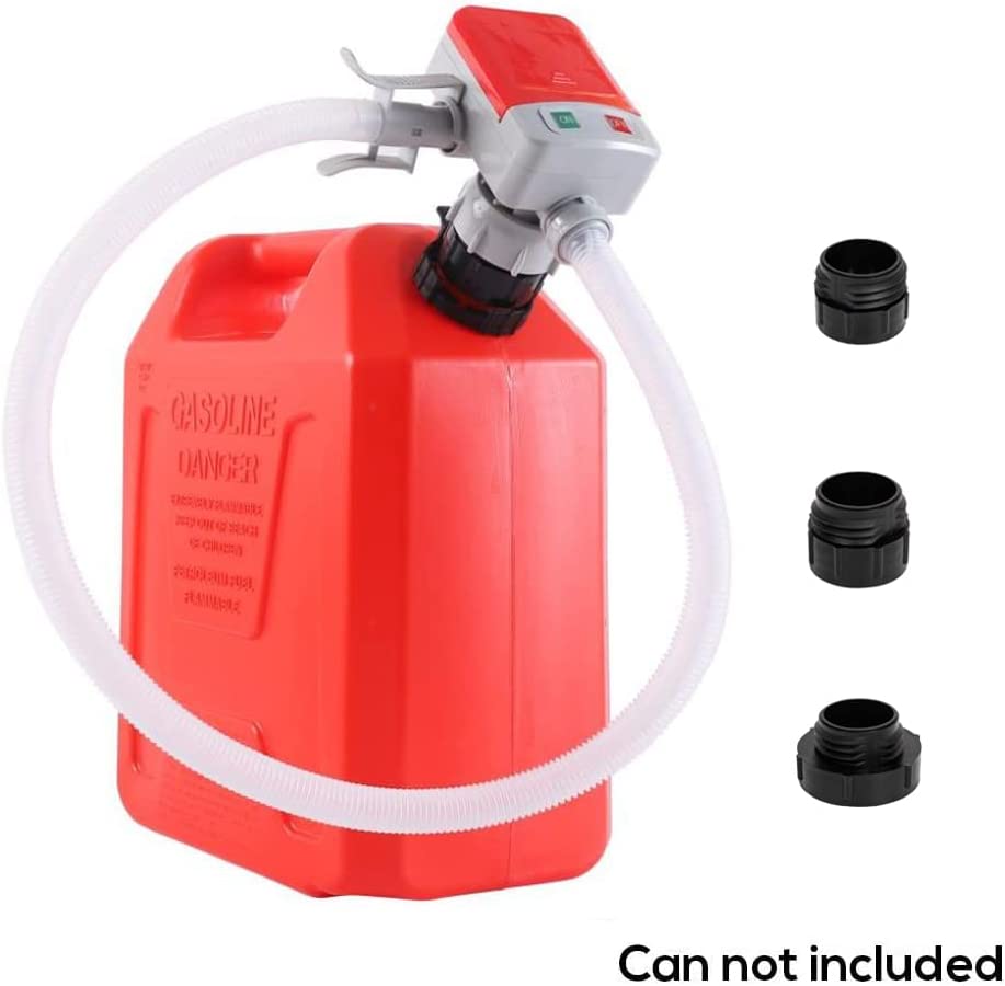 Photo 1 of ADDOK Powerful Automatic Fuel Transfer Pump, Portable Liquid Pump Transfers Gasoline, Advanced Adapter Fits All Size Gas Cans 2.5 Gal/Minute