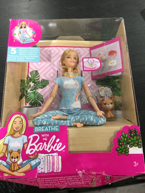 Photo 2 of Barbie ?Breathe with Me Meditation Doll