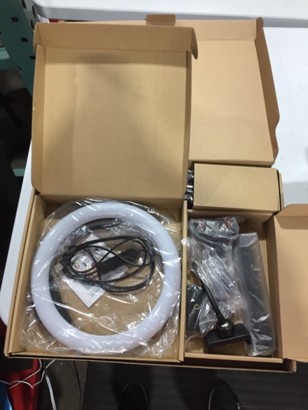 Photo 1 of (2020 Upgraded) 10'' RGB Selfie Led Ring Light with Tripod Stand and Phone Holder