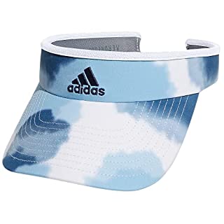 Photo 1 of adidas Women's Match Visor, Altered Blue-Clear Blue Color Wash/White/Shadow Navy, One Size