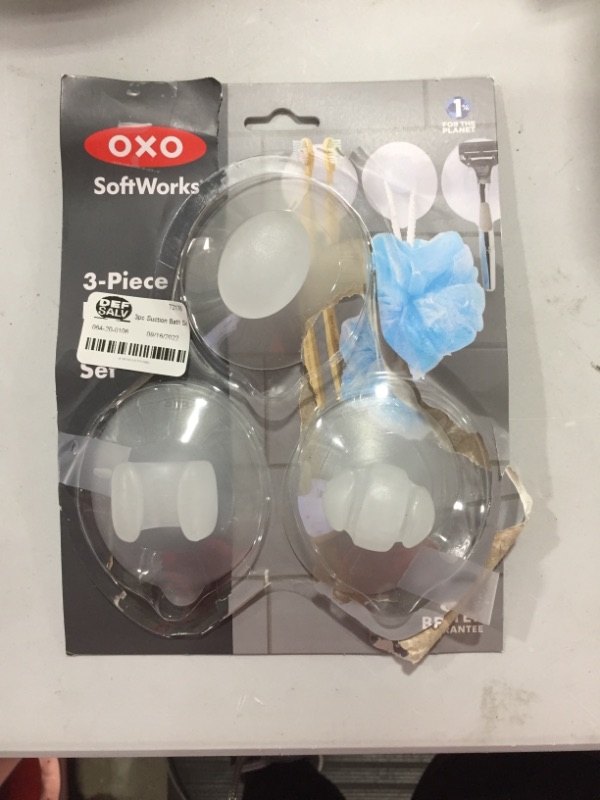 Photo 2 of 3pc Suction Bath Set - OXO