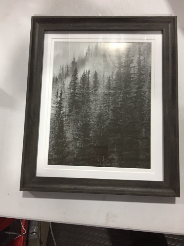 Photo 2 of 8 x 10 Double Matted Table Frame Dark Brown - Threshold